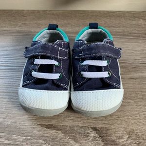 See Kai Run First Walker Shoes in Navy, size 5